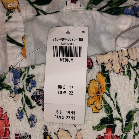 EUC Hollister Floral Tube Top Size M 🌼🌸🏵️ - Picture 4 of 9